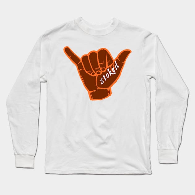 Stoked Long Sleeve T-Shirt by Toby Wilkinson